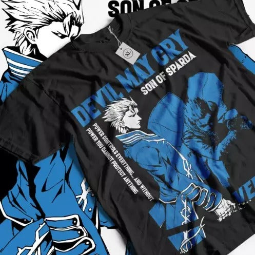 Devil May Cry virgil Unisex Men's Cotton T-Shirt All Size