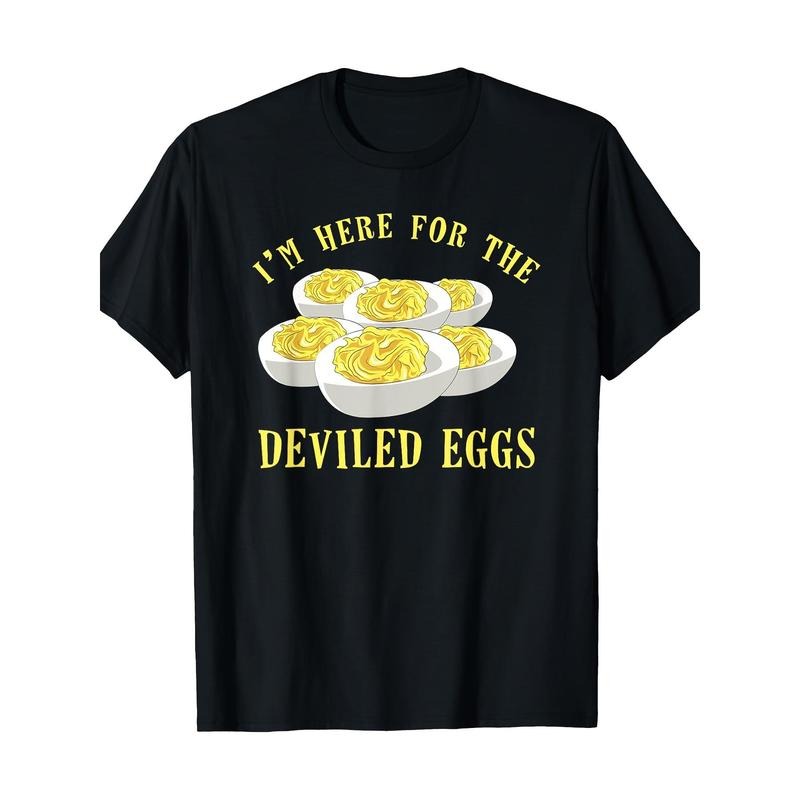 Deviled Egg Funny Food Gift 100% Cotton T-Shirt made in usa Hoodie, Sweatshirt | DripVista.com