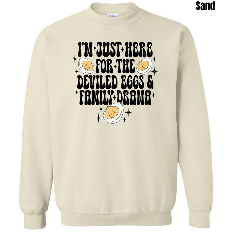 Deviled Eggs & Drama Sweatshirt 'NLB'