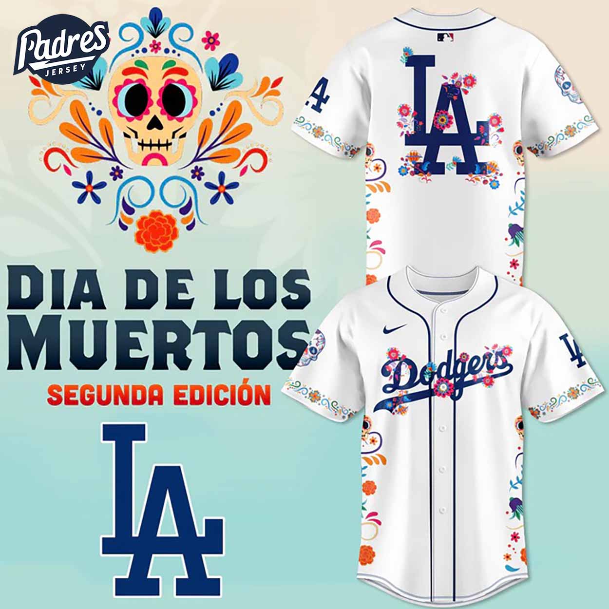 Dia de los Muertos Los Angeles Boutique Baseball Jersey - Padres Jersey Oasis: Elevate Your Baseball Style Game