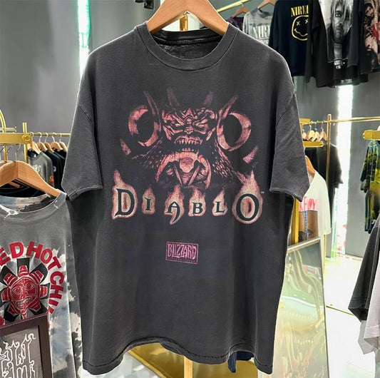 Diabl0 Bl1Zzard Ent 1997 Promo Vinatge  Black T-Shirt Unisex Shirt Gift for him, Gift for her, Gift for fan