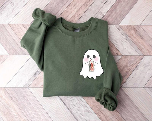 Diet Coke Ghost Sweater, Halloween Diet Coke Sweatshirt, Funny Skeleton Diet Coke Sweatshirt, Diet Coke Shirt, Diet Coke Lover Sweatshirt  T-shirt, sweater and Hoodie