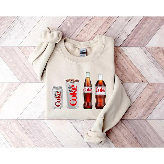 Diet Coke Shirt, Diet Coke Lover Sweatshirt, Funny Coke Shirt, Coke Lover Sweater, Coke Long Sleeve, Diet Coke  Long Sleeve