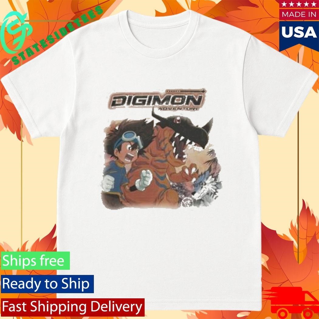 Digimon Tai Greymon Jumbo Print Shirt