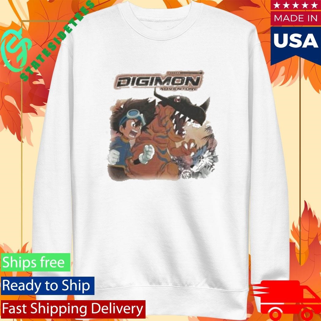 Digimon Tai Greymon Jumbo Print Shirt