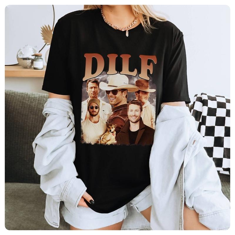 Dilf Glen powell Twister Shirt Glen Powell Vintage Shirt glen powell if you feel it chase it Shirt Twister Movie Shirt