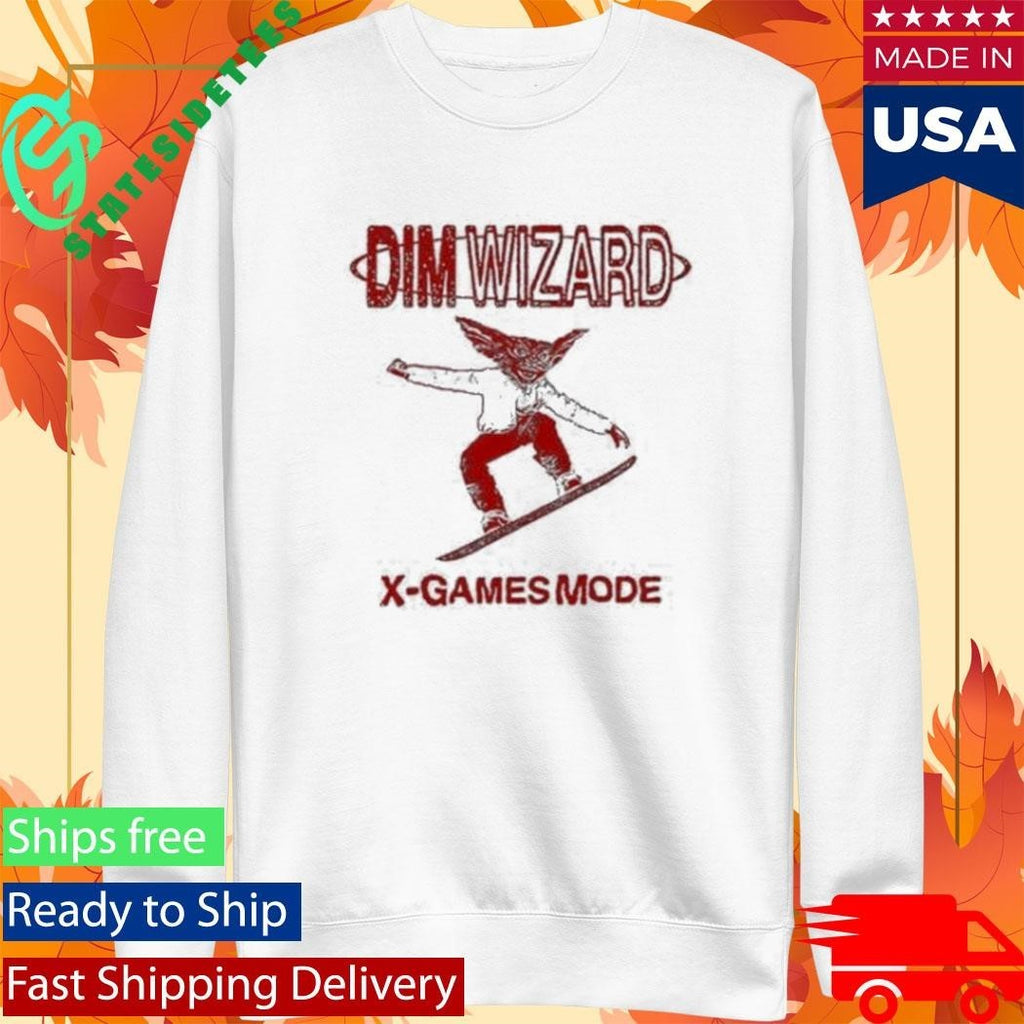 Dim Wizard Bandcamp X-Games Mode Ringer Shirt
