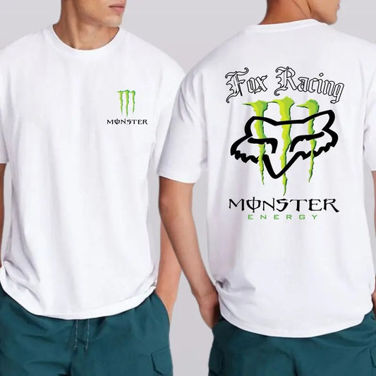 Dirtbike Motocross Fox Racing Monster Energy Drink T-shirt, Unisex, Menswear, Street Racing men Shirt, Car T-shirt, Motocross Gift