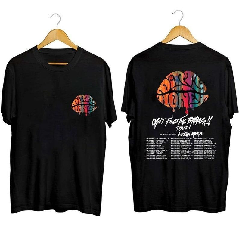 Dirty Honey Can't Find The Brakes 2023 Tour Shirt, Dirty Honey Band Fan Shirt, Dirty Honey 2023 Tour Shirt, Can't Find The Brakes Concert