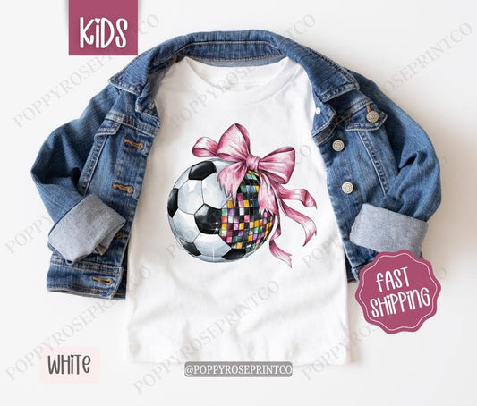 Disco Soccer Kid Shirt, Children's Soccer Tee, Sports Youth Shirt, Youth Soccer Tee