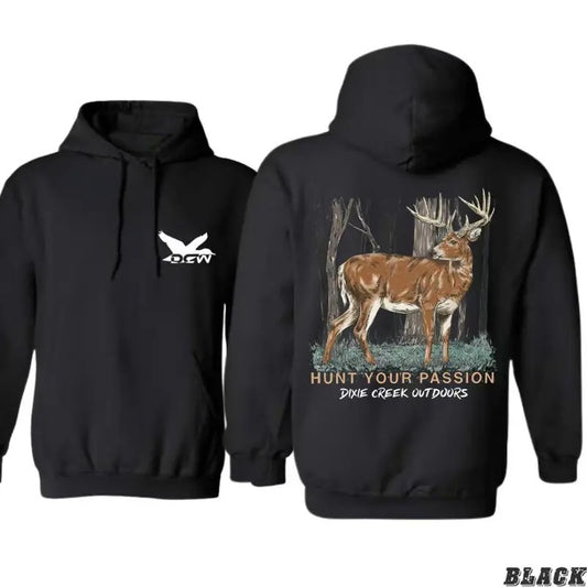 Dixie Creek Outdoors Hoodie - Deer Hunting Design, Camo Country Unisex Hoodie, Perfect for Outdoor Enthusiasts, Ideal for Casual Wear Trendy Hoodie, Casual Hoodie