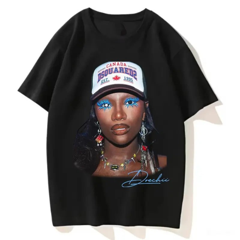 Doechii Blue Concert Black T-Shirt, Fans Gift Shirt Menswear Top Hoodie, Sweatshirt | DripVista.com