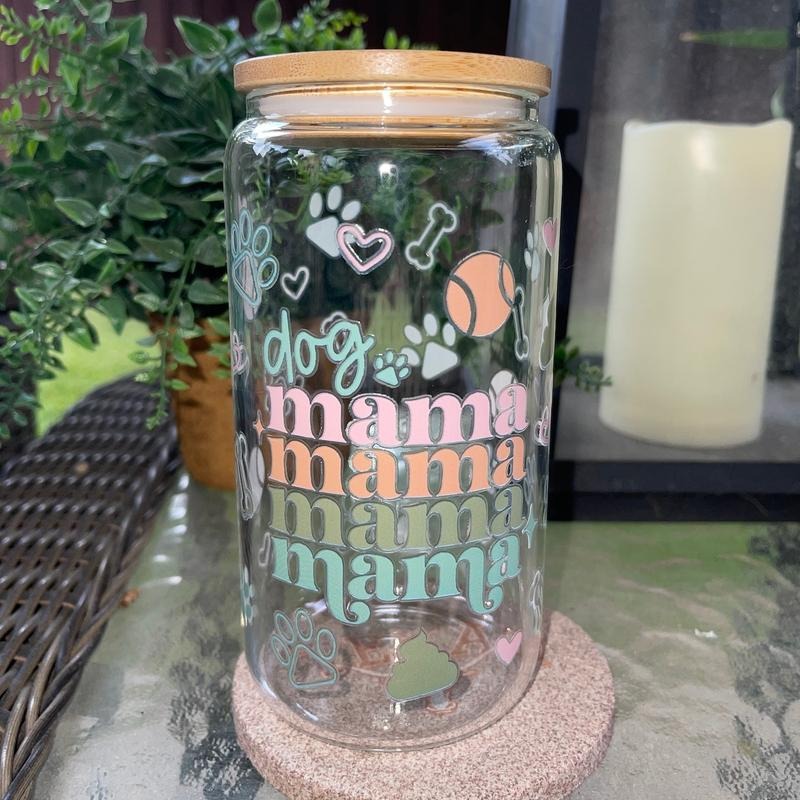 Dog Mama Libby Glass