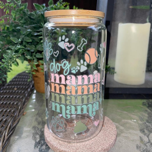 Dog Mama Libby Glass