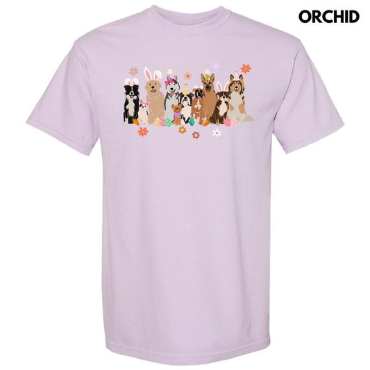 Doggy Easter Celebration Comfort Colors T-Shirt 'NLB'