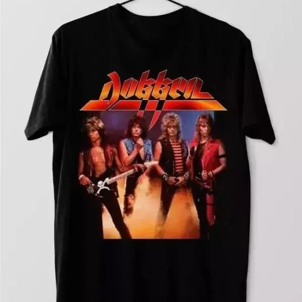 Dokken Band Unisex T-shirt Gift for Fans Cotton Menswear Top Decoration