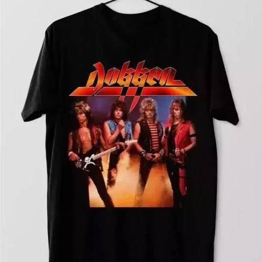 Dokken Band Unisex T-shirt Gift for Fans Cotton Menswear Top Decoration