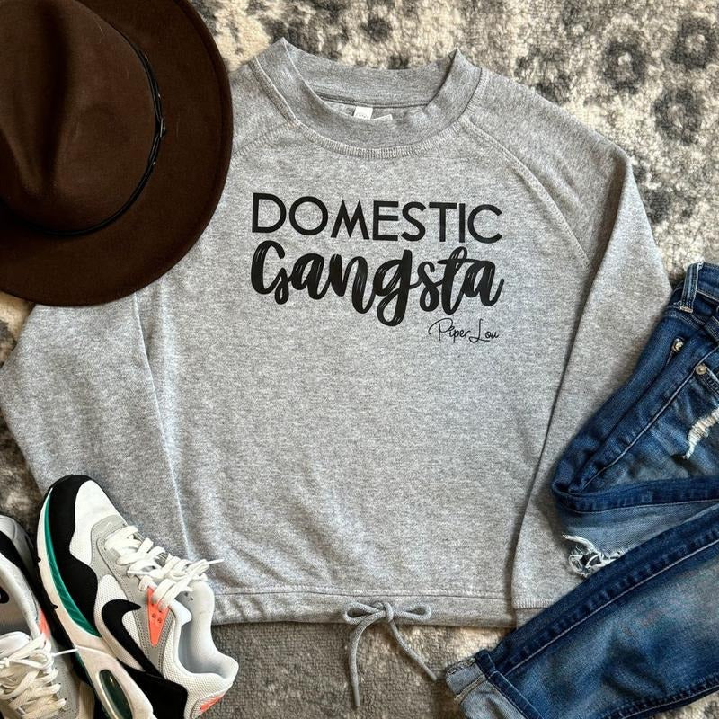Domestic Gangsta Premium Boxy Sweatshirt T-Shirts, Hoodie | DripVista.com