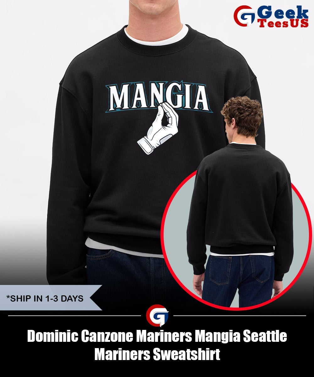 Dominic Canzone Mariners Mangia Seattle Mariners shirt