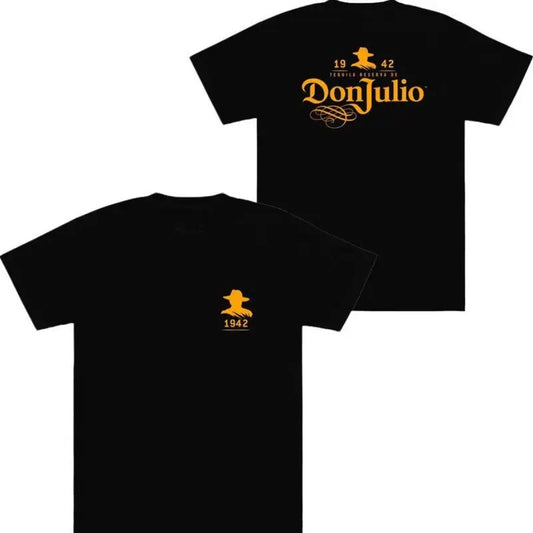 Don Julio T-shirt - 2 Side - Wear It Your Way - Color Choices For You - Extensive Size Options - Trendy To Timeless - Streetwear Esentials, Classic Cotton Short Sleeve Top For Men, For Women