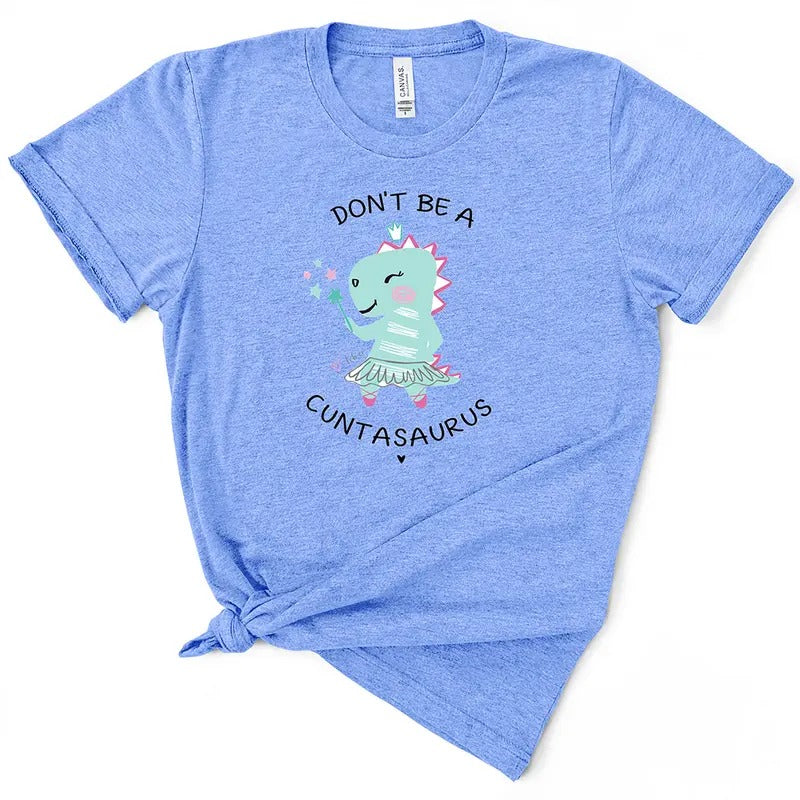 Don't Be A Cuntasaurus TShirt Comfort Top Hoodie, Sweatshirt | DripVista.com