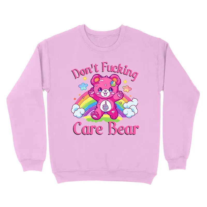 Don't Care Bear Crewneck T-Shirts, Hoodie, Sweatshirt | DripVista.com