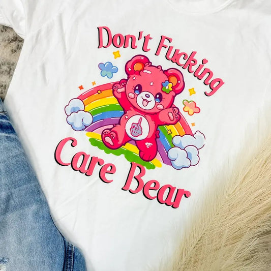 Don't Care Bear Graphic Top