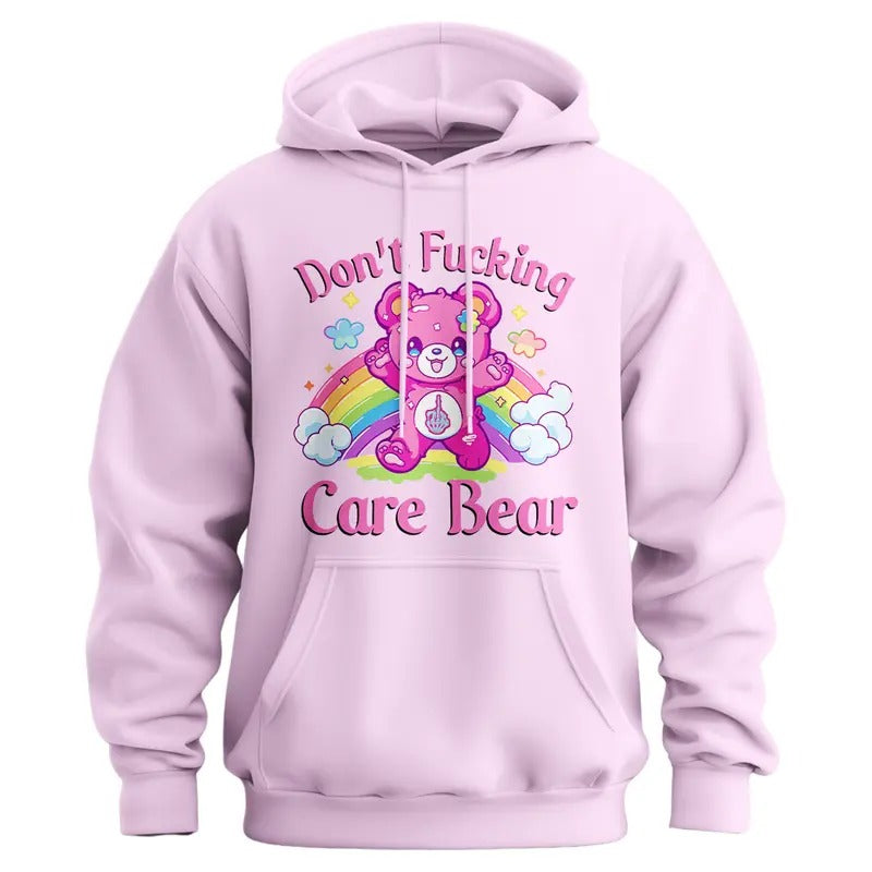 Don't Care Bear Hoodie T-Shirts, Sweatshirt | DripVista.com