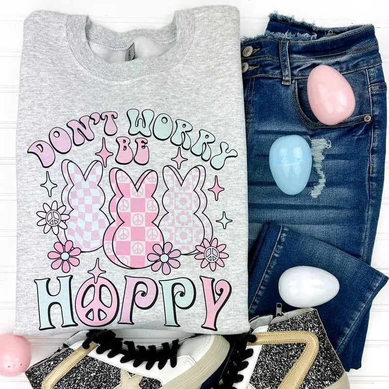 Don't Worry Be Hoppy Gildan Sweatshirt