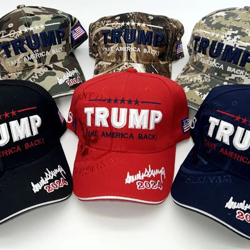 Donald Trump 2024 JD Vance Take America Back Hat with Presidential Seal Shadow Signature One Size Fits All Baseball Cap...