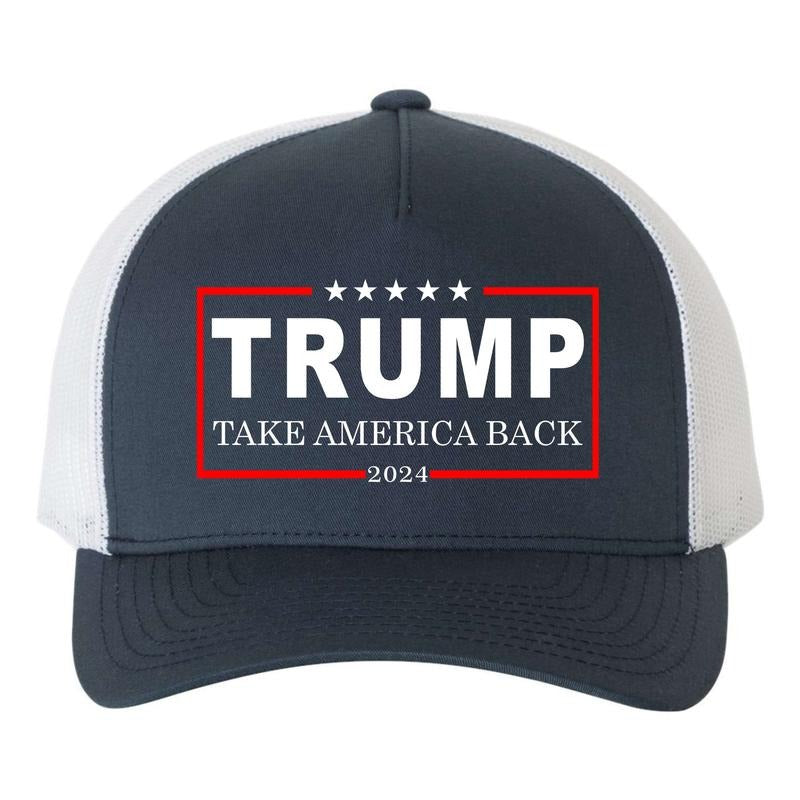 Donald Trump 2024 Take America Back USA United States Yupoong Adult 5-Panel Trucker Hat T-Shirts, Hoodie, Sweatshirt