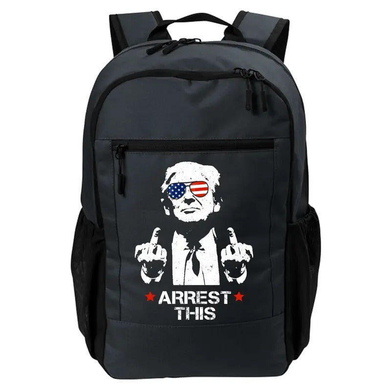 Donald Trump Arrest This Funny 2024 Election Daily Commute Backpack T-Shirts, Hoodie, Sweatshirt | DripVista.com