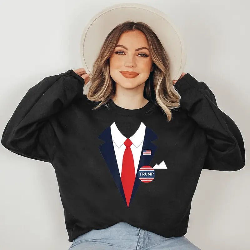 Donald Trump Halloween Costume Funny Sweatshirt