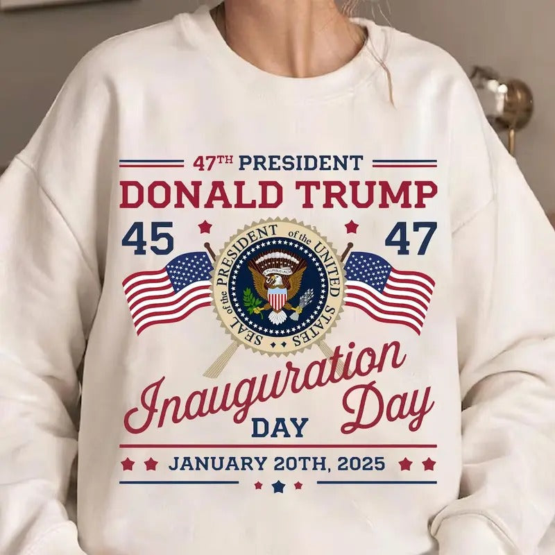 Donald Trump Inauguration Day 2025 Shirt, 47th US President Inauguration Shirt, Trump Vance 2025 Inauguration Shirt