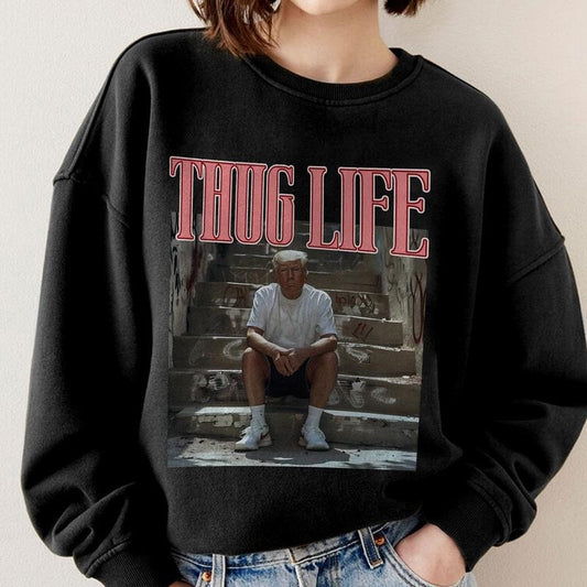 Donald Trump Thug Life Shirt, Viral Thug Life Trump T-Shirt, Thug Life Trump Tee