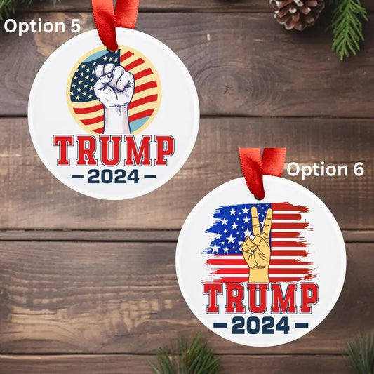 Donald Trump Won Christmas Ornament Keepsake Christmas Gift,Trump Christmas Keepsake Ornament,Election 2024 Keepsake Christmas Ornament Gift