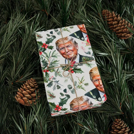 Donald Trump Wrapping Paper Holiday Gift