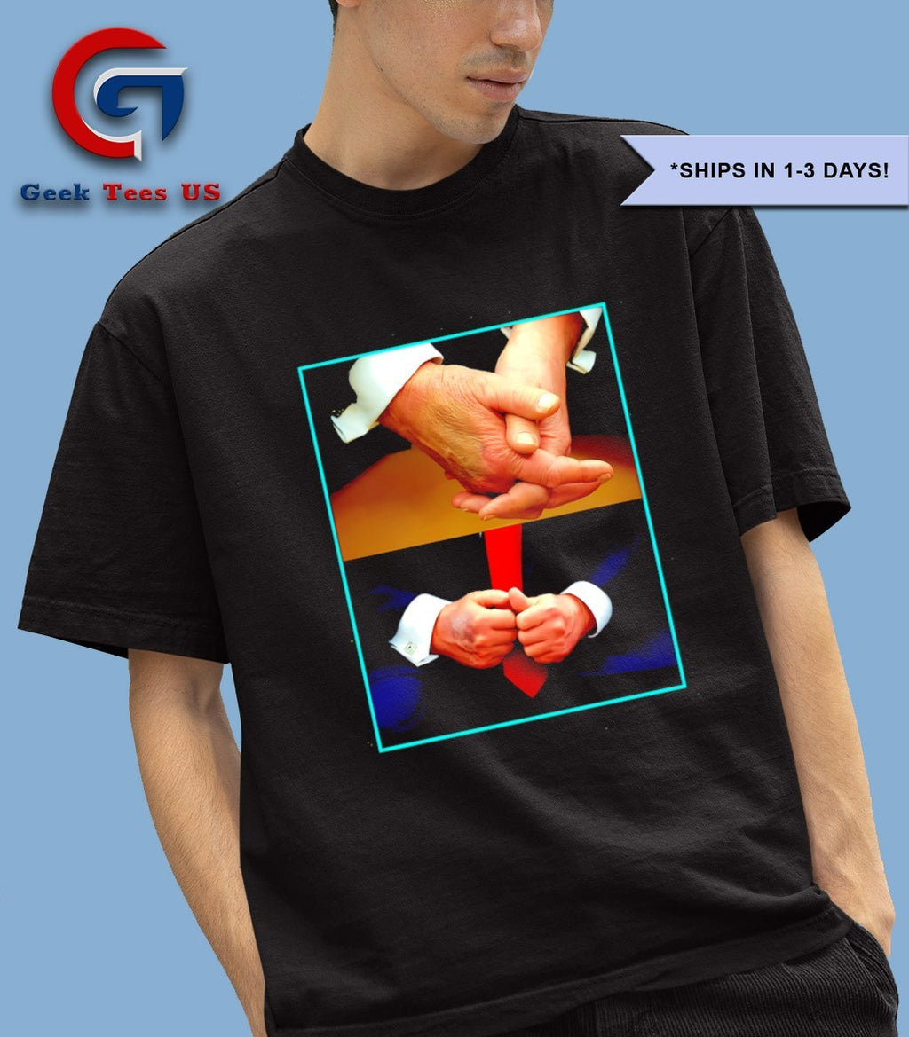 Donald Trump bruise hand shirt