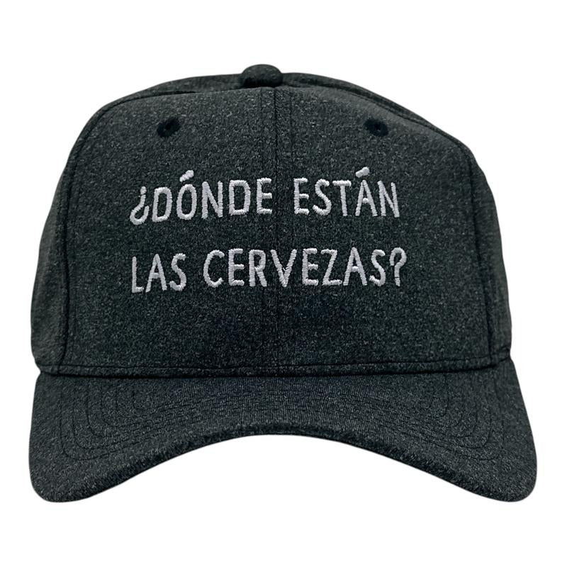 Donde Estan Las Cervezas Hat Funny Sarcastic Spanish Cinco De Mayo Graphic Novelty Cap Funny Hats Cinco De Mayo  Funny...