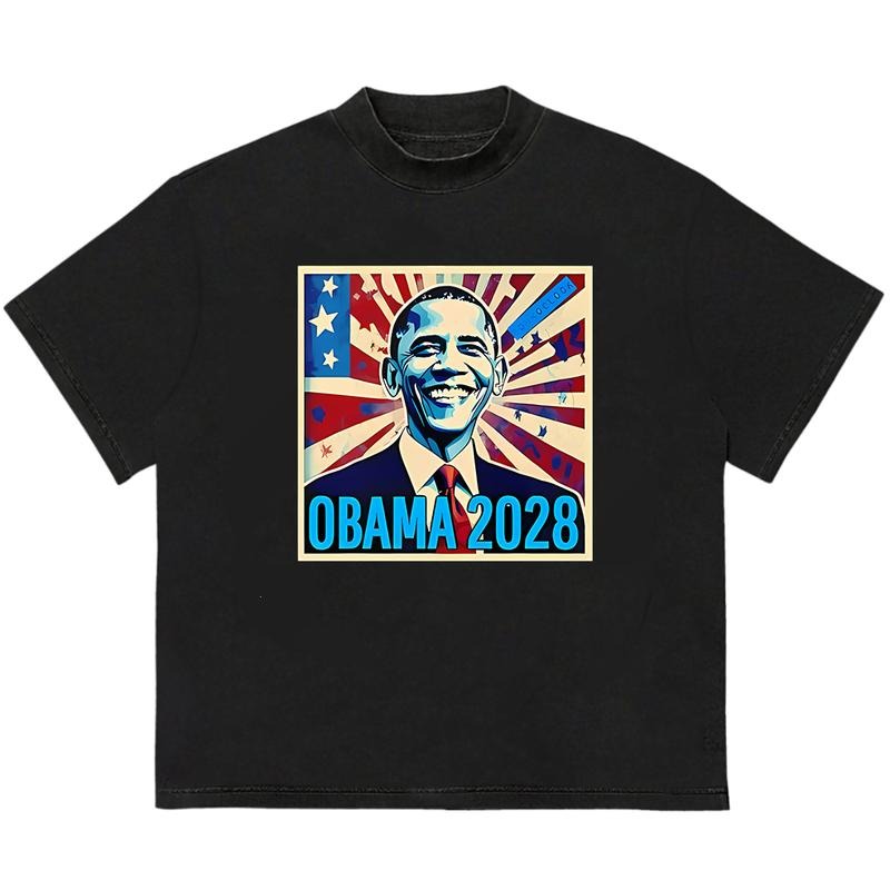 Donkconnects Obama 2028 T-Shirt Trendy Gift for Him Weekend Vibes Only Hoodie, Sweatshirt | DripVista.com