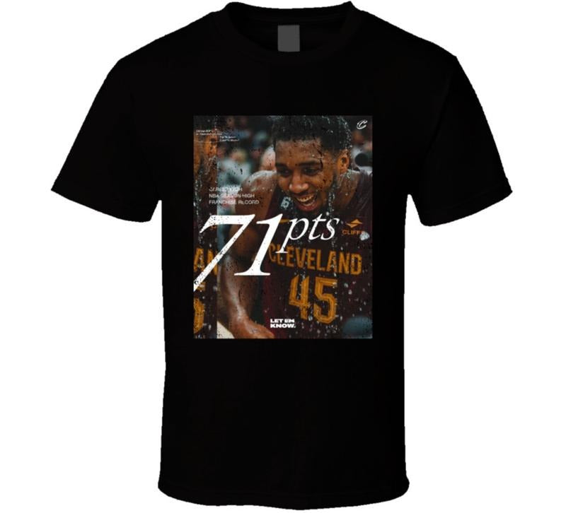 Donovan Spida Mitchell 71 Points Distressed T-Shirt, 100% Cotton Unisex Shirt, Gift For Fan