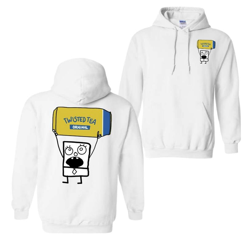 Doodlebob Twisted Tea Essential 2 Sided T-Shirt Sweatshirt Hoodie, For Men And Women, Trendy Shirt | DripVista.com