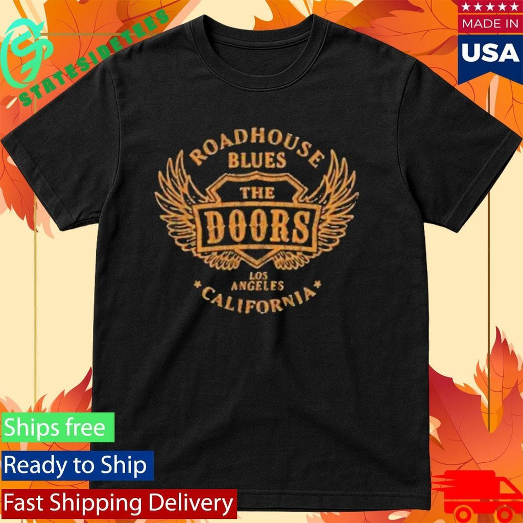Doors Roadhouse Blues Black Orange T-Shirt