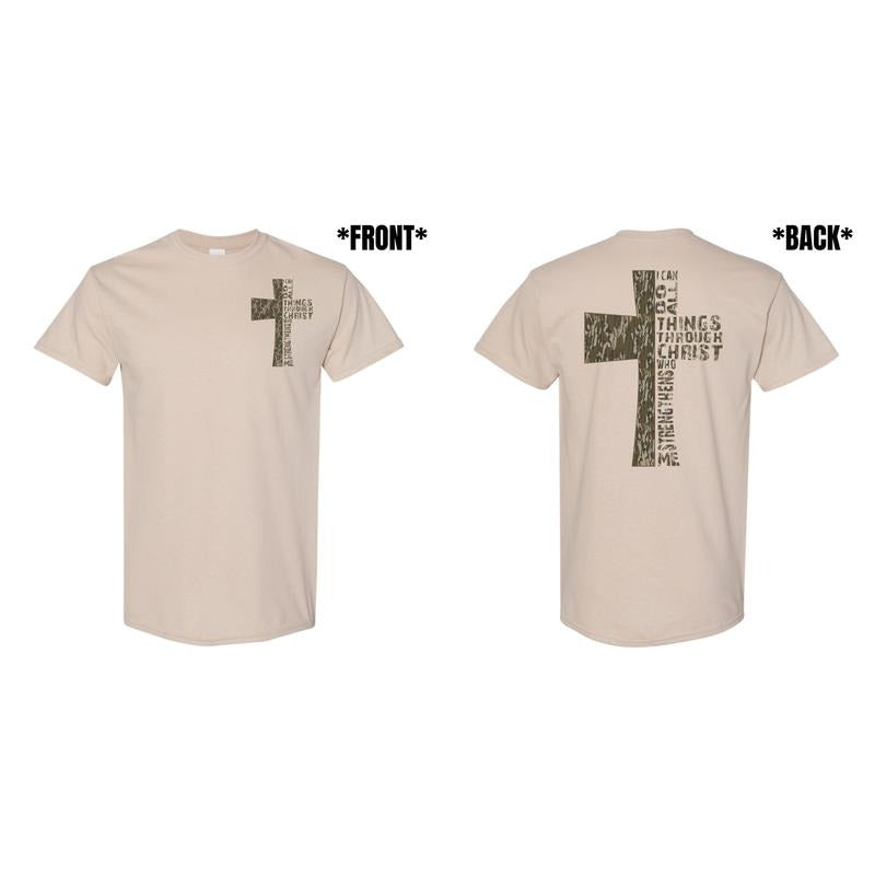 Double Camo Cross Gildan Short Sleeve T-Shirt 'NLB'
