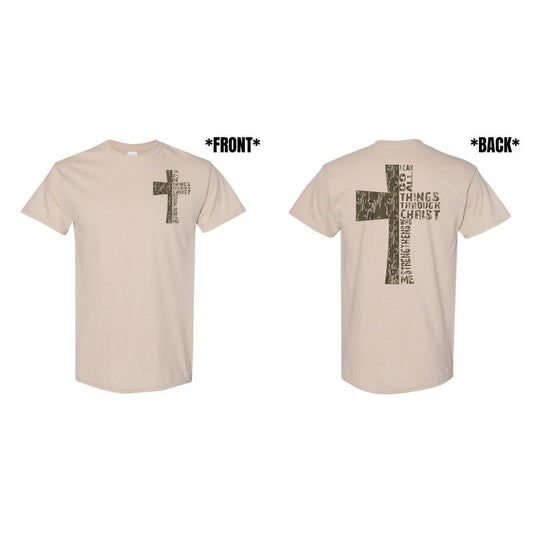 Double Camo Cross Gildan Short Sleeve T-Shirt 'NLB'