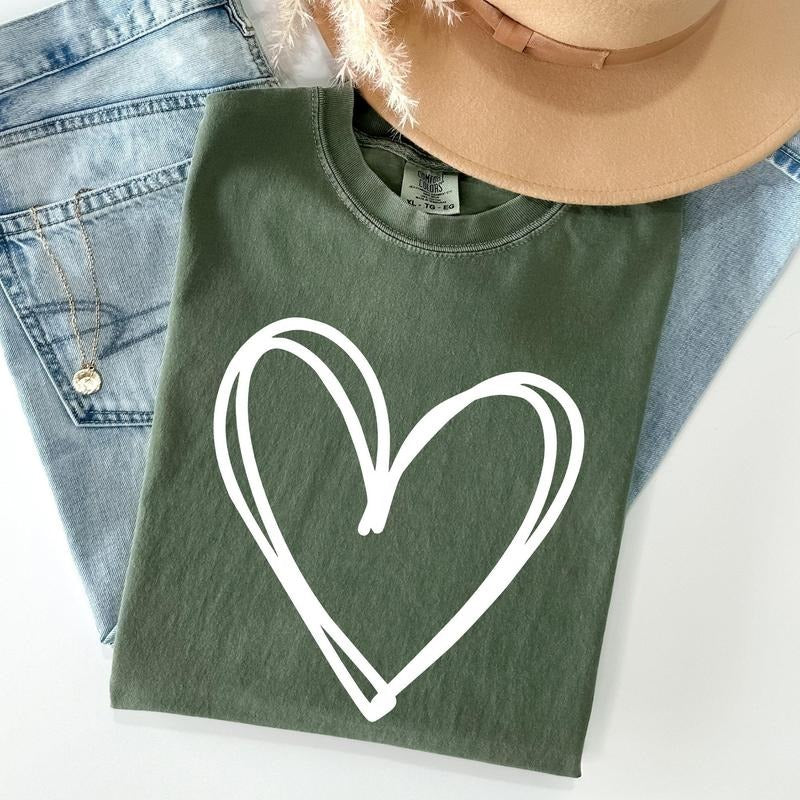 Double Heart, St Patrick's Day Comfort Colors Tshirt, Women's Crew Neck, Crewneck Hoodie, Sweatshirt | DripVista.com