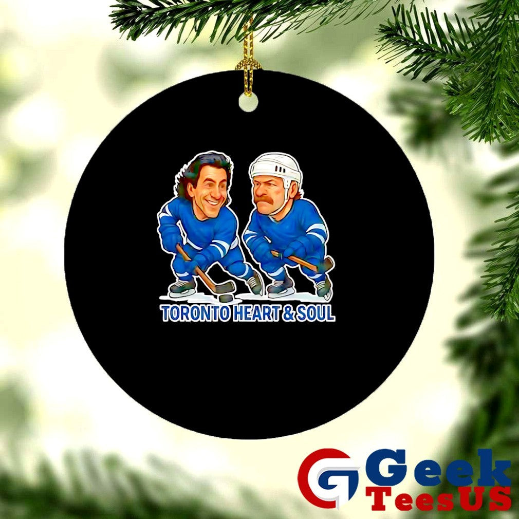 Doug Gilmour and Wendel Clark Toronto Heart & Soul Hockey caricatures shirt