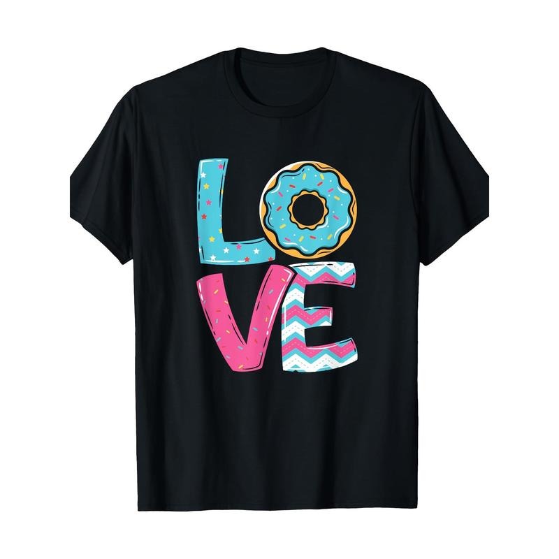 Doughnut Doughnut Fried Dough Sweet Snack Dessert Lovers 220g 100% Cotton T-shirt made in usa Hoodie, Sweatshirt