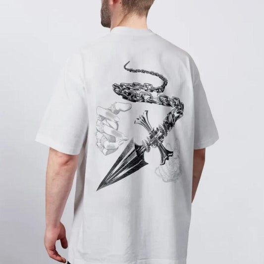 Dowsing Chain Akuma White T-Shirt Anime Merch Vintage Menswear Top Sweatshirt, Hoodie, Comfort Colors