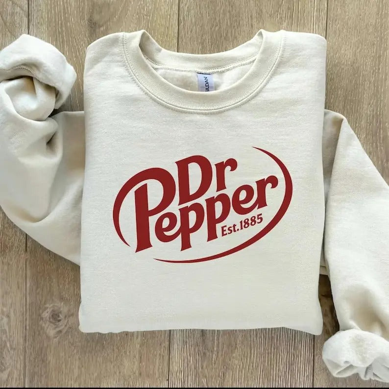 Dr. pepper Crewneck Sweatshirt, Unisex Sweatshirt gift for him/her, Soda lover  T-shirt, sweater and Hoodie | DripVista.com